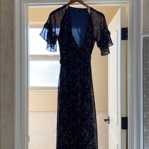 Madewell Ruffle-Sleeve Wrap Dress